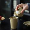 Ding Ware Yellow Sancai Gaiwan Tea Cup Cold Three Friends Not Hot Tea Bowl Single Large Size Kung Fu Tea Tea Maker