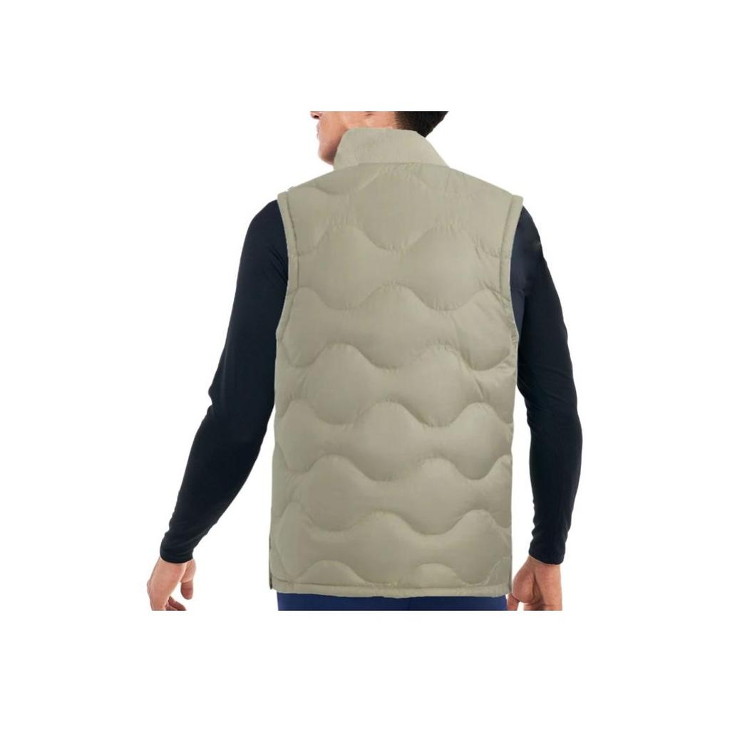 Under Armour Logo Solid Color Stand Collar Casual Lightweight Sleeveless Down Vest Unisex Vest Urban-Khaki 1389319-299