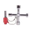1Pc Key Wrench Cross Switch Alloy Universal Square Wrench Tool For Cupboard