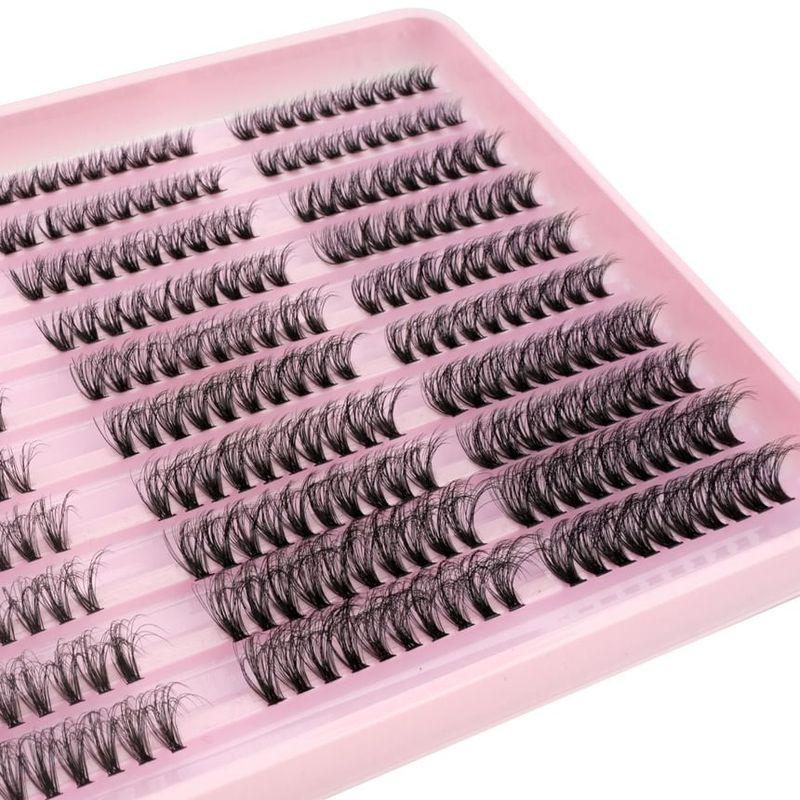 Lashie - Set: Curl Multipack False Eyelashes Cluster (Various Designs)