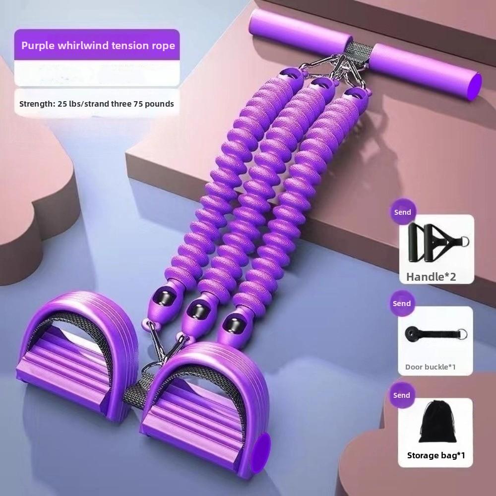 Non-Slip Foot Pedal Resistance Band Multifunction Home Gym Equipment  for Men Women