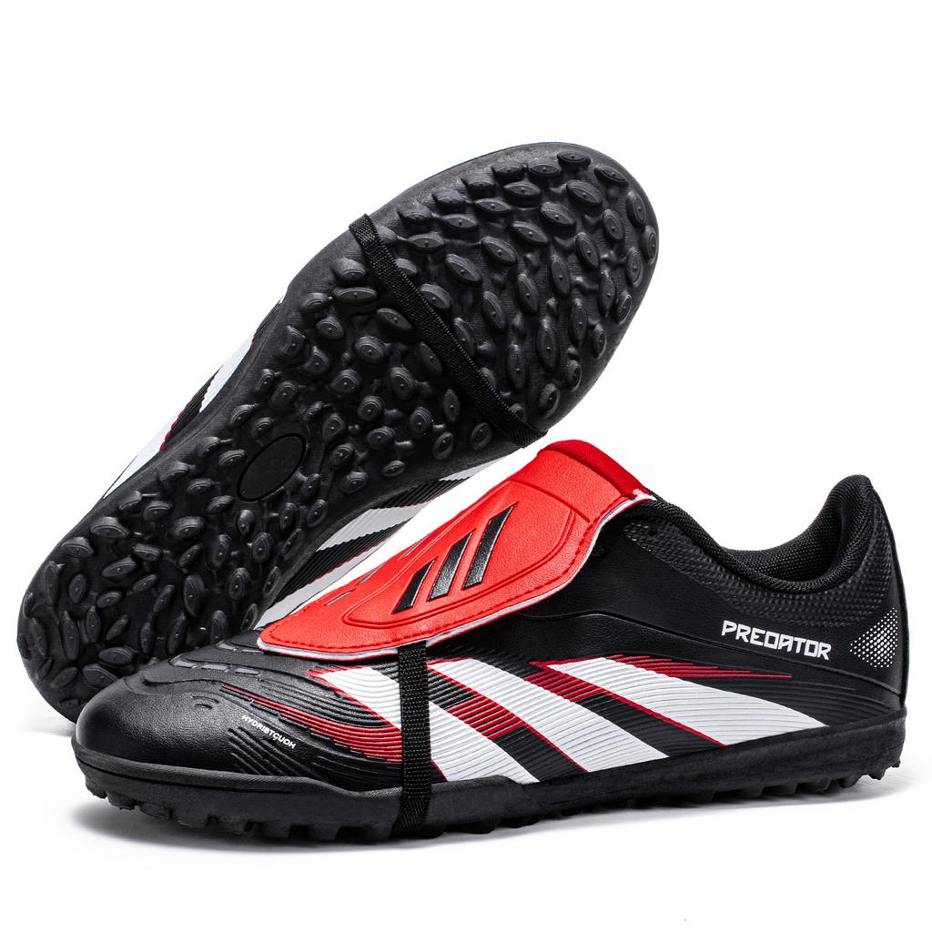 New Lace Free Low Top Football Shoes for Teenagers Grass Training and Professional Football Matches Wear-resistant and Anti Slip