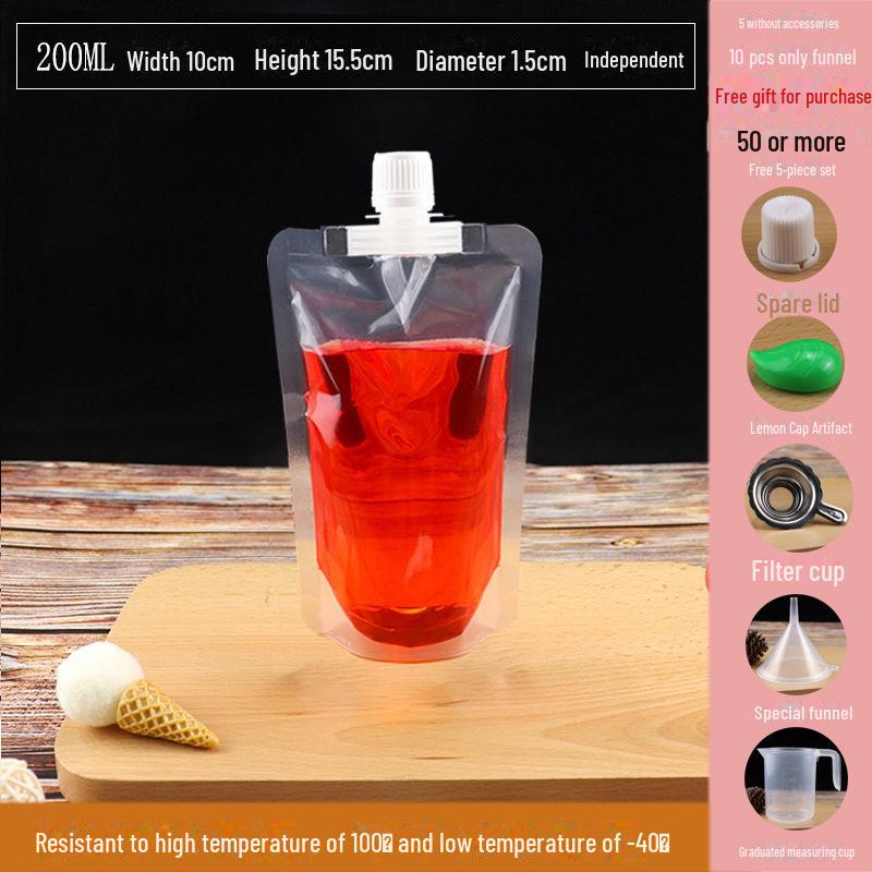 Portable Music Festival Water Bag - Food Grade, Disposable, Essential for Concerts