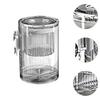 Plastic Mesh Floating Hatching Box Shrimp Guppy Transparent Acrylic Floating Fish Breeding Isolation Box Detachable