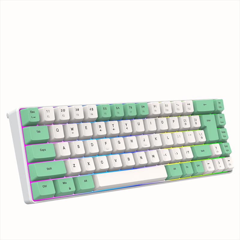 Y-FRUITFUL K701 68-Key Wired RGB Membrane Keyboard