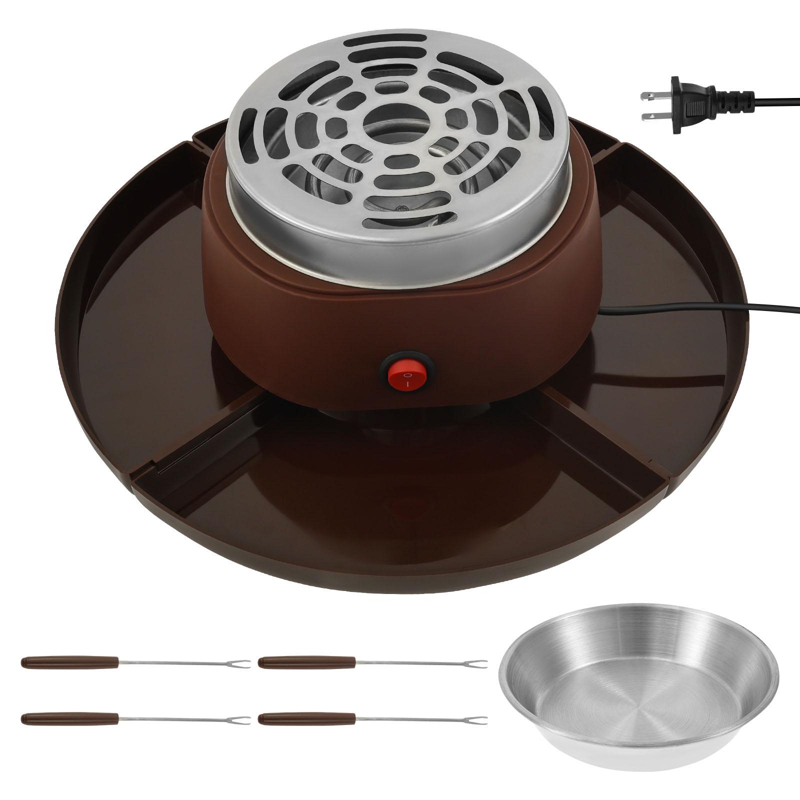

Electric Smores Maker Safe Flameless Electric Marshmallow Roaster Party Camping Chocolate Fondue Pot Romantic Dates Supplies
