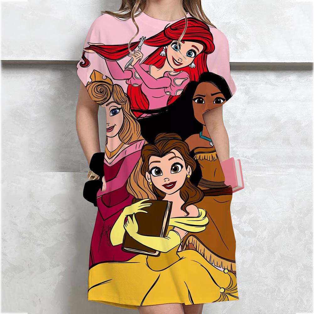 

Comfortable Simple Printed Women s Clothing Casual Fashionable Casual Dresses 8XL