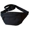 Practical Versatile Black Waist Bag Multi-pocket Design Adjustable-strap Lightweight for Daily Use Casual Bag