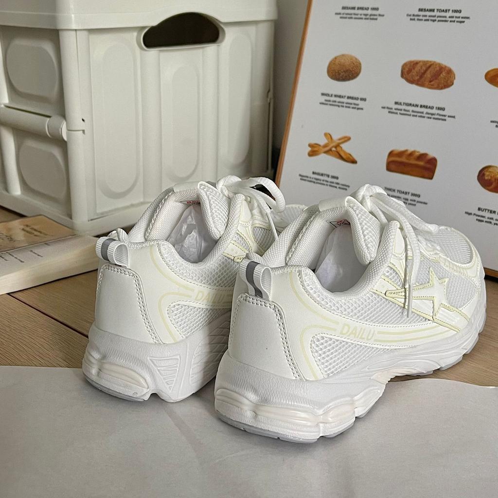 Harajuku ulzzang summer thick-soled mesh dad shoes breathable and lightweight sports shoes street photography retro casual