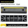 Rubber Wheel Stop: Large Car Reversing Anti-Collision Barrier & Locator