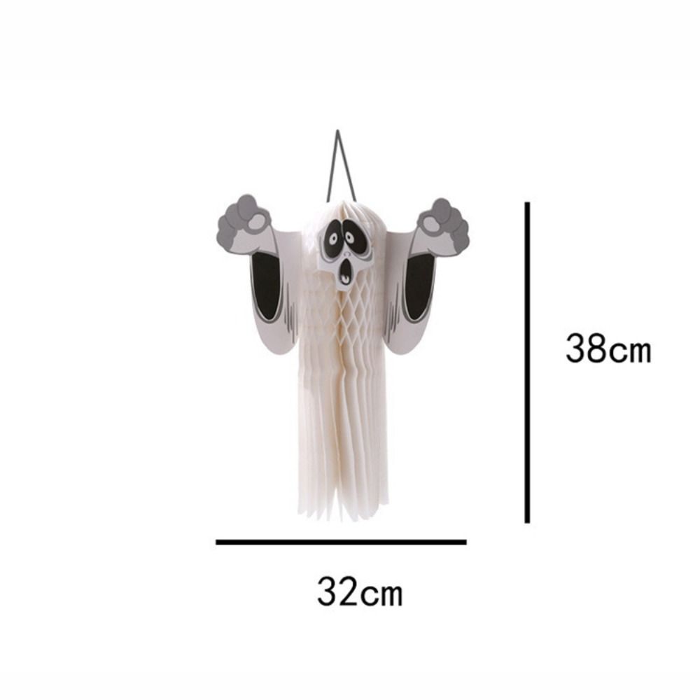 Strašidelný dům 3D Duch Závěsné ozdoby Bar Halloween Zábavná Pláštěnka Dekorace