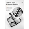 WEST BIKING Carbon Fiber Tube Bicycle Pedals MTB BMX Road Bike Cycling Footrest Lightweight CNC Aluminum Alloy 3 Bearings Pedal