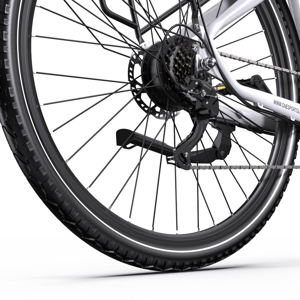 Onesport OT05 Pro electric bike, 250W motor, 22.5AH battery, 700C*50C tires, torque sensor, hydraulic brake