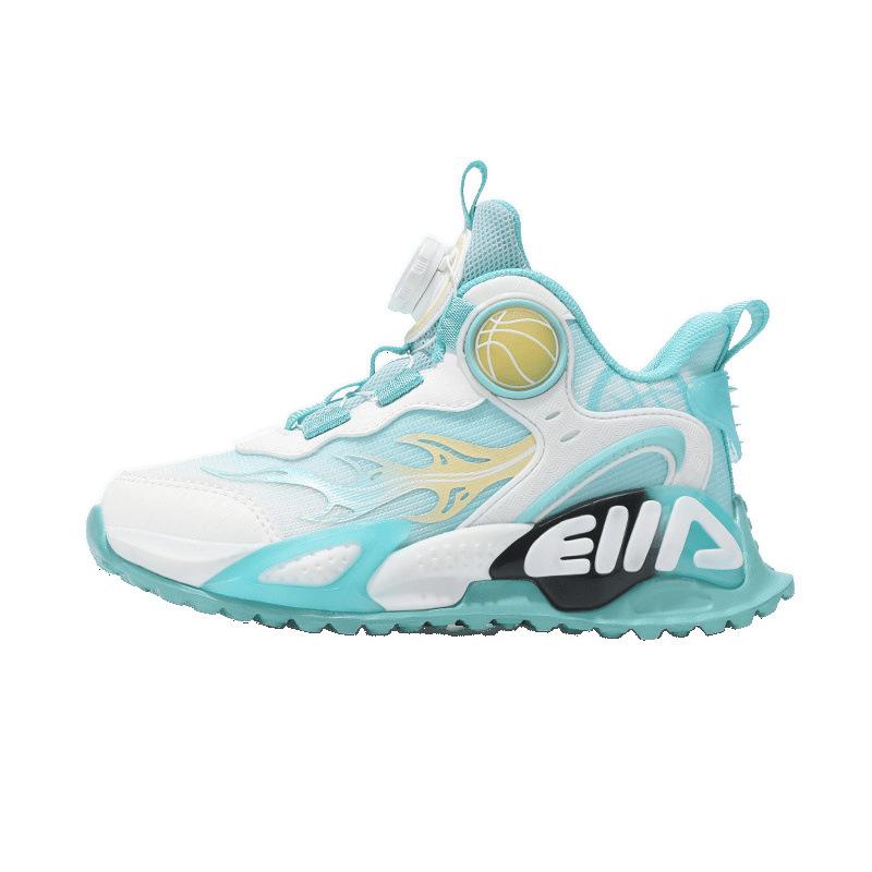 Children's shoes spring and summer new mesh breathable boys basketball shoes medium and older children's sports shoes non-slip running shoes tide