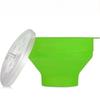 1Pcs Silicone Microwave DIY Popcorn Maker Collapsible Bowl with Lid for Home Family Movie Fruit Dish Kitchen Easy Tools