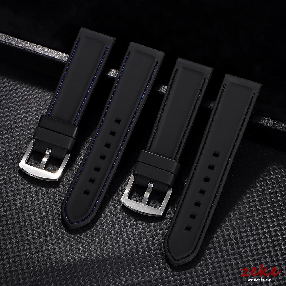 Rubber Watch Band 18mm 20mm 22mm 24mm Wristabnd for Seiko Bracelet Soft Silicone Watch Strap Men Women Sport Waterproof Belt
