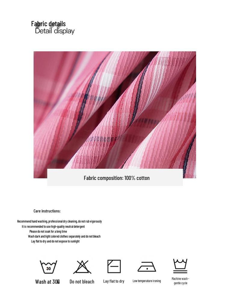 NEWOPEN 2025 Early Spring French Retro Striped Waist-Hugging Dress C3617