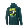 Li Ning Wow Wade Series Devil Fish Fleece Warm Loose Skin-Friendly Soft Comfortable Letter Print Hoodie Men hoodies Dark-Reef-Green AWDV887-4