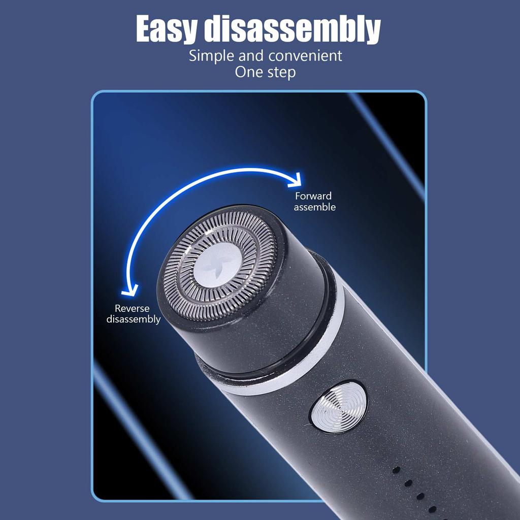 Portable Electric Shav Electric USB Rechargble Shaving NaMachine for Men Women Travel