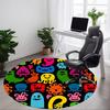 1PC Colorful Creatures Chair Carpet for Office, Indoor Non-Slip Washable Carpet, Soft Comfortable Mat For Office Room Yy250930211