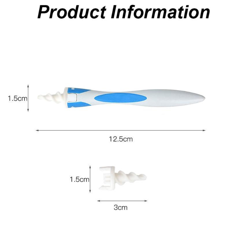 Silicone Ear Pick Tool Set 16-piece Nursing Soft Spiral Ear Health Tool Cleaning Earwax Removal Tool Ear Wax Silicone Ear Pick