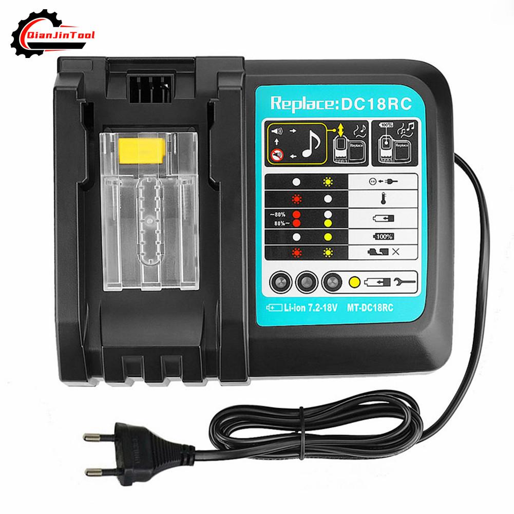 Li-ion Battery Charger Power Tool Charger For 18V BL1815 1830 1840 1845 1860 14.4V BL1415 1430 1440 1445 1460 Battery