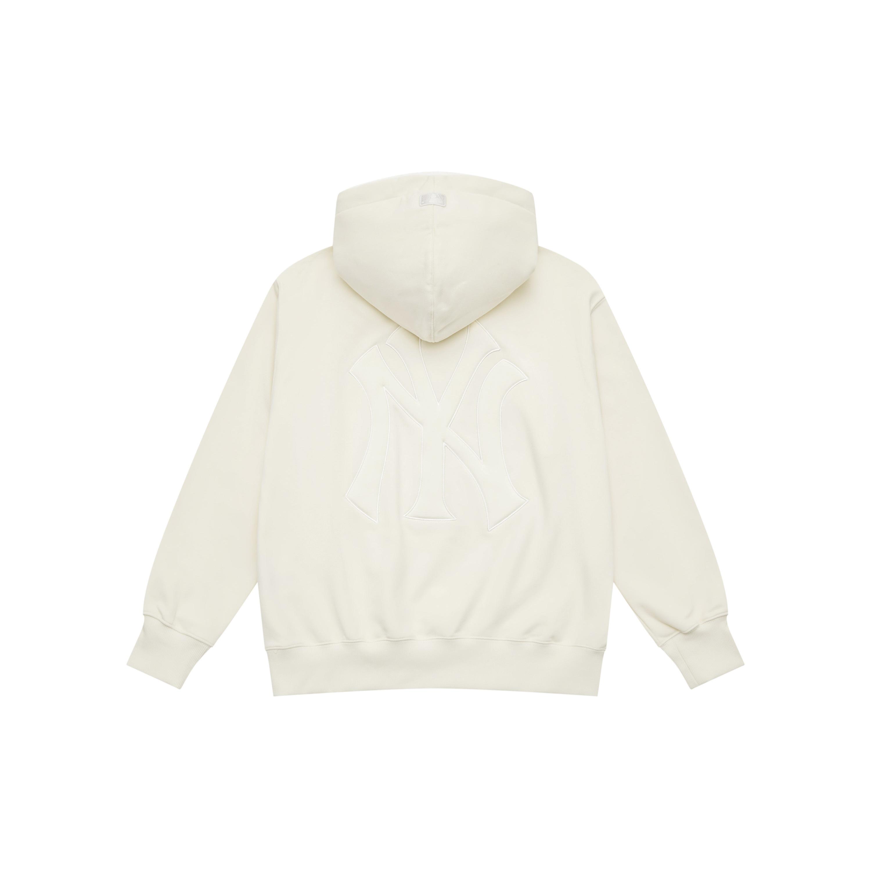 

New MLB New York Yankees Basic Collection SS25 Sweatshirt Unisex Ivory 3AHDB0851-50CRS XXL