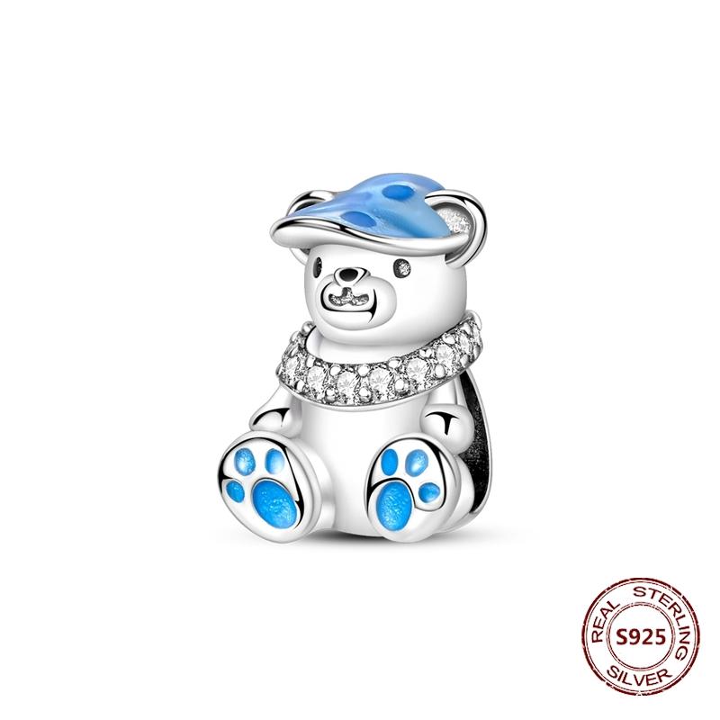 Copper Luminous Fireflyzircon Colorful Butterfly Sunflower Cat Dog Charms Beads Fit Diy Bracelets Jewelry Gift