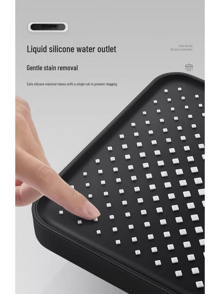 13palcová extra velká dešťová sprchová hlavice pro hotelové použití - Vysoký průtok vody