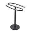 Countertop Vertical Towel Rack 304 Stainless Steel Removable Storage Rack Black