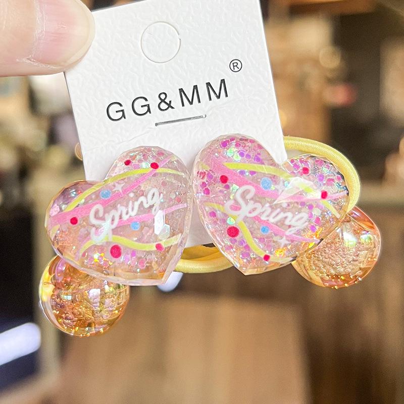 2 Pieces New Cute Luminous Bubble Princess Headwear Kids Elastic Hair Bands Children Hair Ropes Girls Hair Accessories