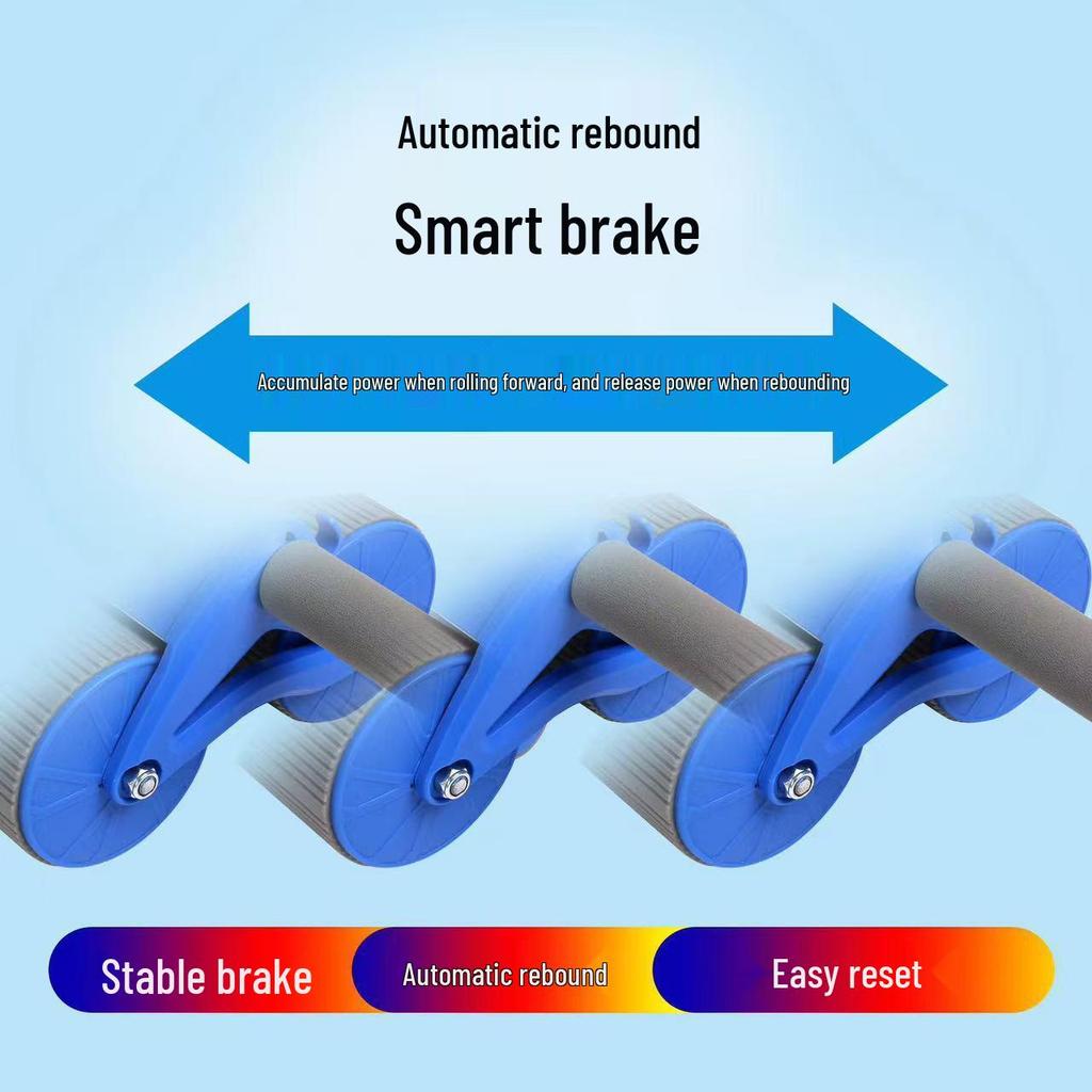 Automatic Rebound Ab Wheel Roller for Abdominal and Elbow Plank Training at Home