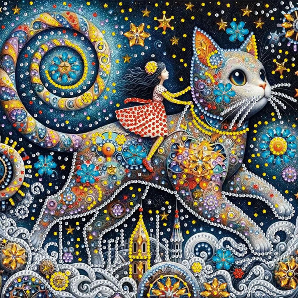 Diamond Painting, Special-Shaped Diamond Painting, Handmade Sticker Material Package 30 * 30 Diamond Sticker Diy Decorative Painting Cross-Border