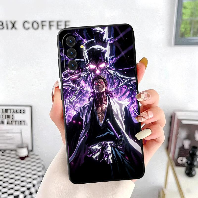 Bleach Aizen Sousuke Soft Phone Case for Samsung A17 A37 A57 A16 A26 A36 A56 A15 A25 A35 A55 A14 A24 A34 A54 A13 A23 A33 A53 A52