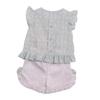 Mintini Baby Girls Floral Bow Detail Top & Shorts Set