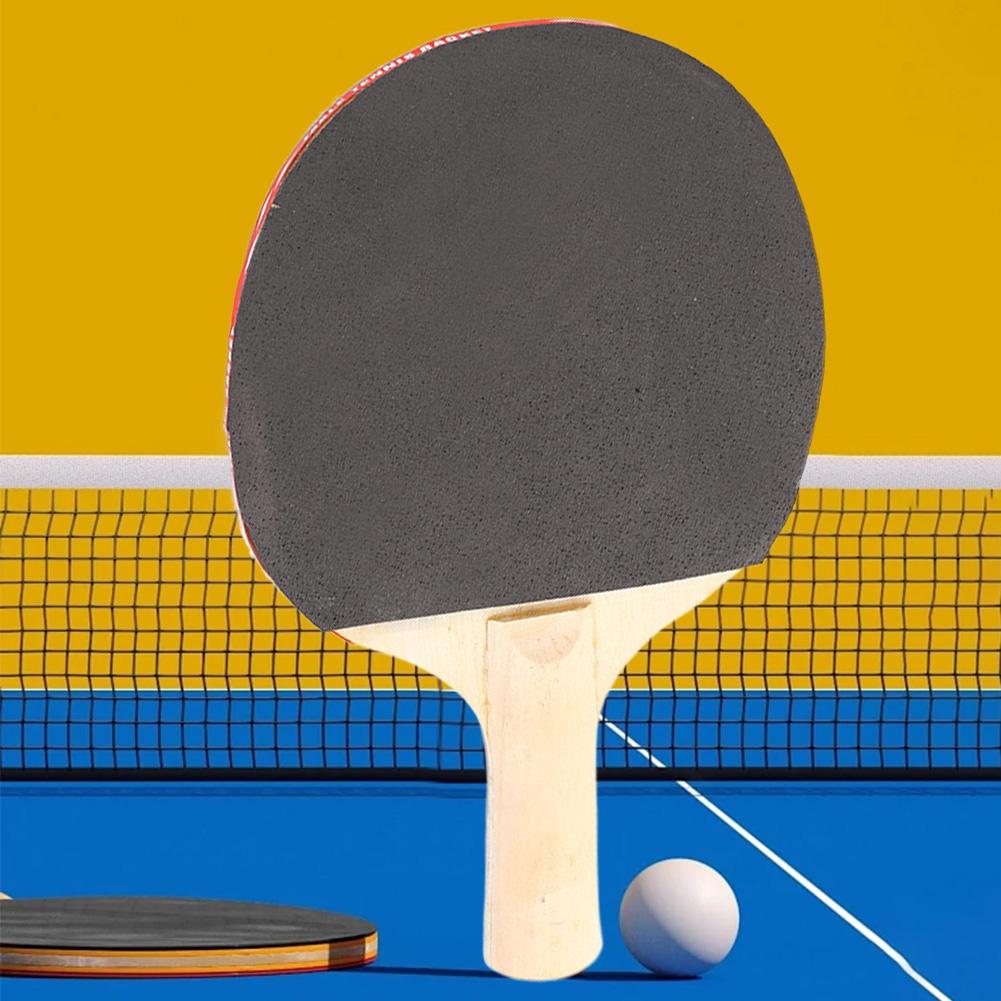 Table Tennis Racket with Table Tennis Net and Post Set Ping Pong Racket Set  Pimples-in Rubber Professional Ping Pong Racket Set