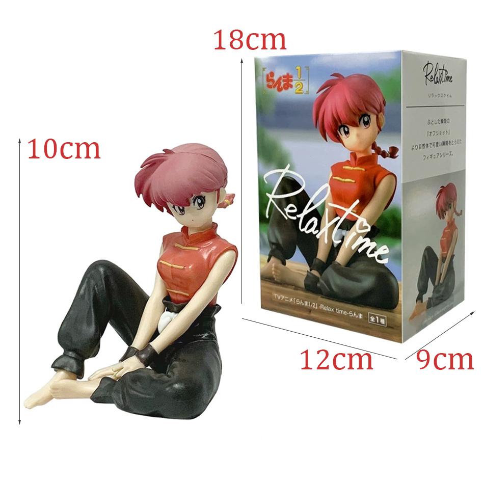 BANDAI BANPRESTO Ranma 1/2 Relax Time Shampoo Tendou Akane Ranma PVC Figure Model Collector Figurine Toy Gifts