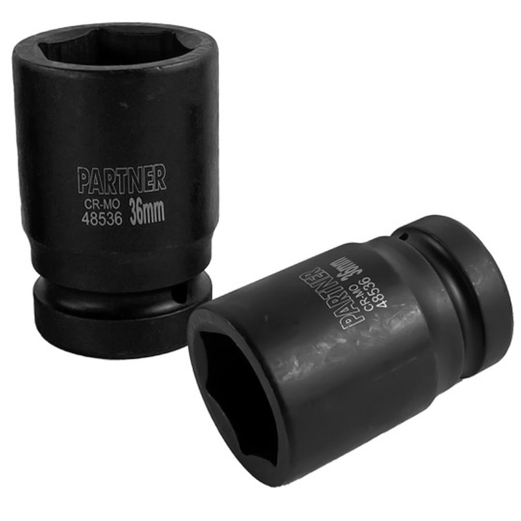 Impact socket 1'' 36mm cr-mo 6-point