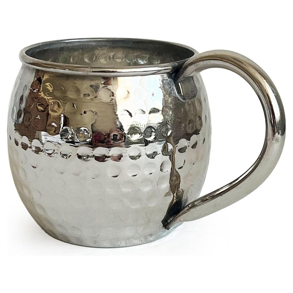 Honeycomb Copper Cup Mug Nickel Plated