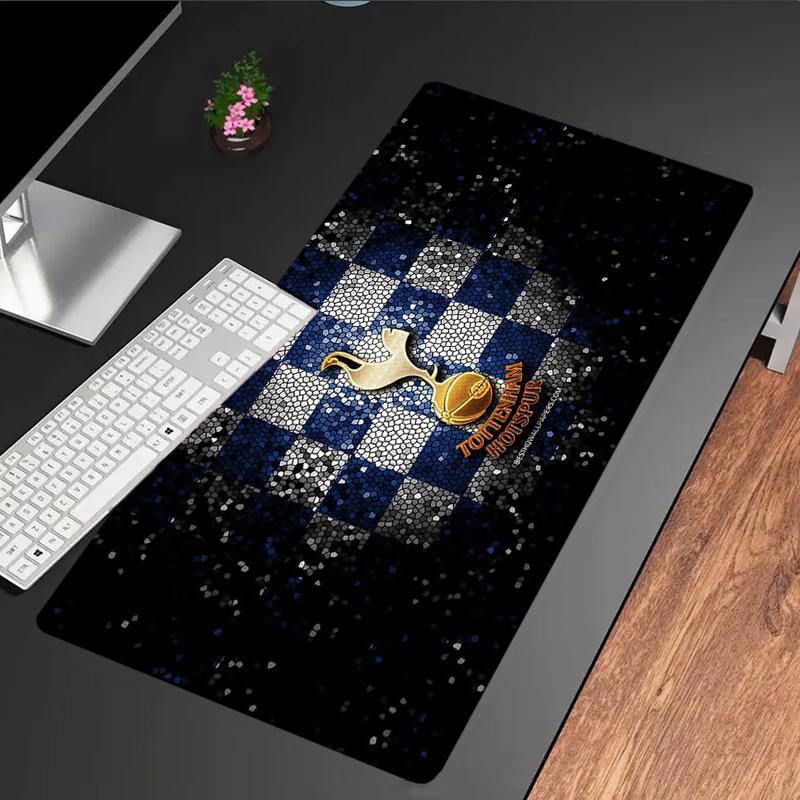 Tottenham Hotspur Crest mouse pad, rubber base, esports desk mat, mouse pad for gamers and office use, gaming desk , easy to clean mat