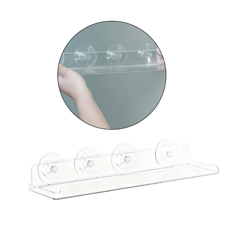 Pack of 1 Clear Acrylic Plant Holder for Succulents Home Decoration Easy Installation Shelf for Window