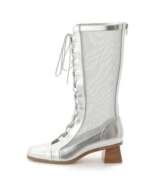 Mesh Boots RWGS251522 SLV [FurFur] Lace-up