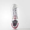 Adidas Stan Smith J 'White' (Unisex) Running White / Running White / Pink Buzz Kids' Skateboarding Shoes B32703