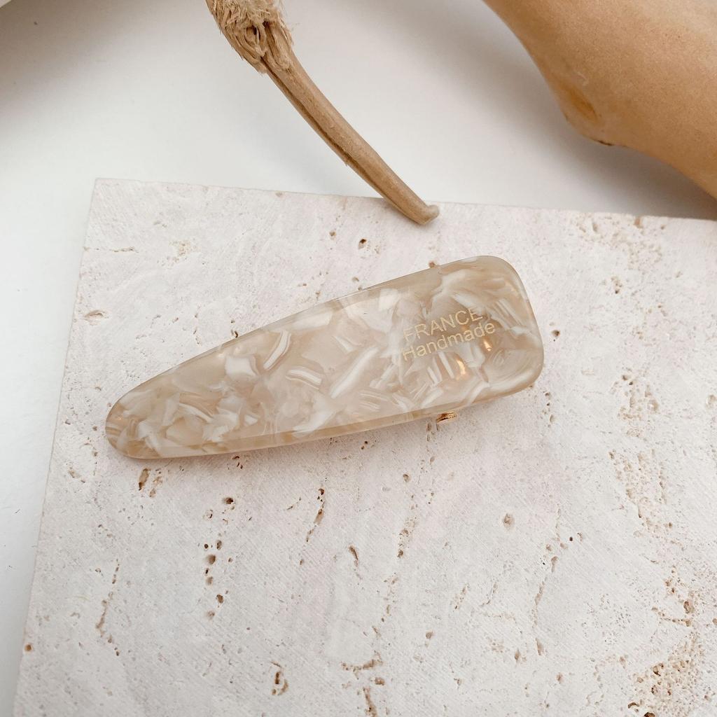 New Hair Clips for Women Elegant Colorful Marbling Acetate Hair Barrettes Girls Hair Accessories Hairclip Bb Hairpin Gift