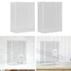 Action Figure Display Case Storage Box Container Desktop Organizer Clear Cabinet for Miniatures Models Cars Collectibles Shop