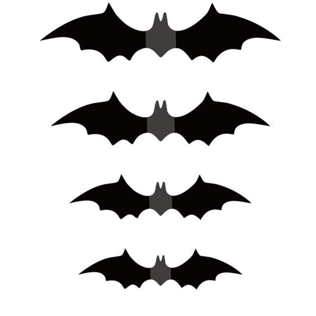 Halloween Dekoration PVC Wandaufkleber 3D Stereo Aufkleber 56 Stück