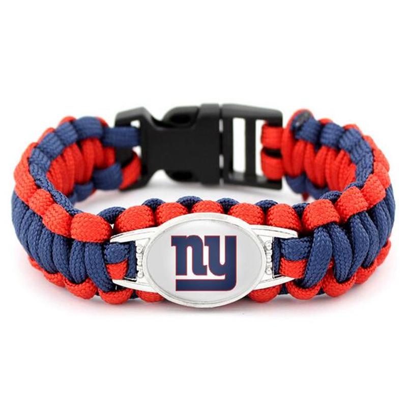 Handgeflochtenes NFL Paracord-Armband für Herren - 32 Teamoptionen für europäische & amerikanische Sportler