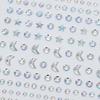 1Sheet Eye Body Face Gems Jewels Pearl Rhinestone Stickers Self Adhesive Crystal Rainbow Makeup Diamonds Face Decoration Sticker