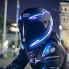Tira de luces LED para casco de motocicleta para mayor seguridad