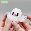 12PCS/ Set Cute Bird Brick Series Building Blocks Micro Block Parrot Anri Sparrow Birds Miniature Toys for Girls Children Gifts